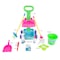 Toy Time Toy Cleaning Set with Play Housekeeping and Janitor Accessories Cart for Children and Toddlers 810211DPQ - alternate 3